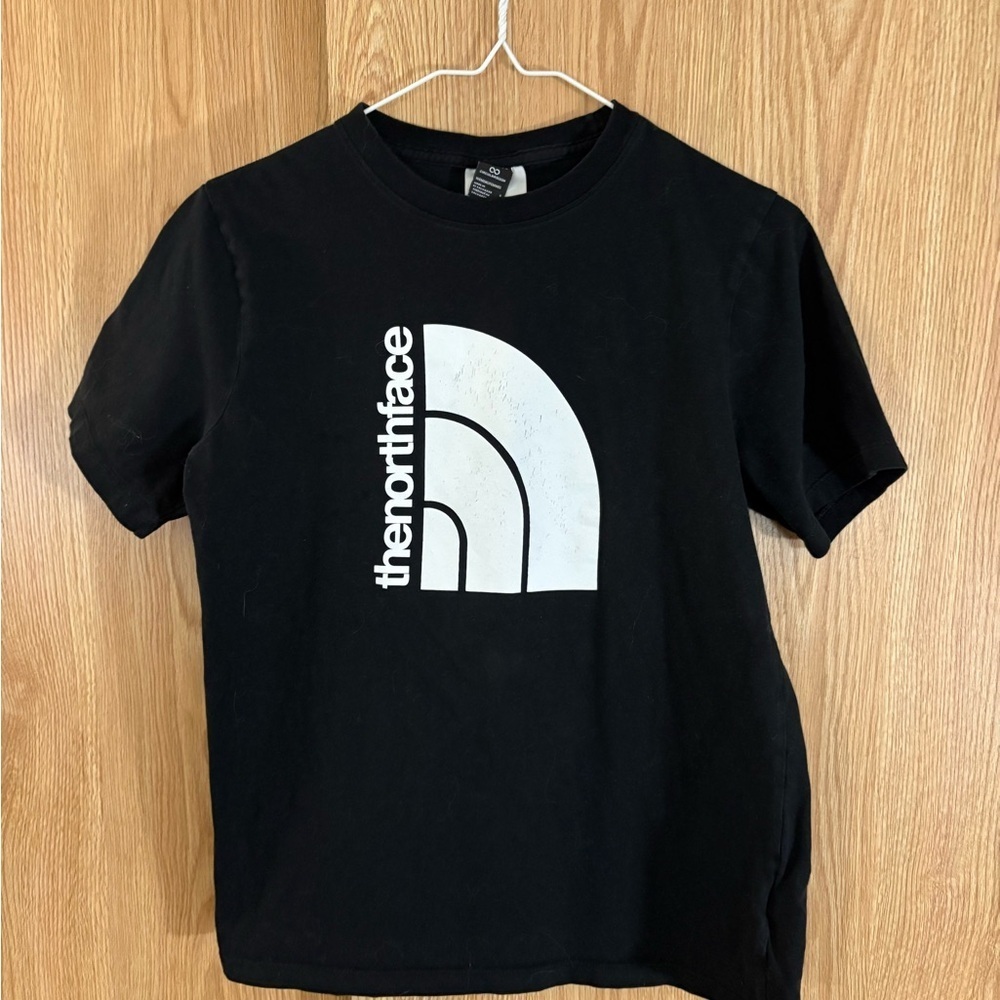 The North Face Black Logo Crew Tee Top